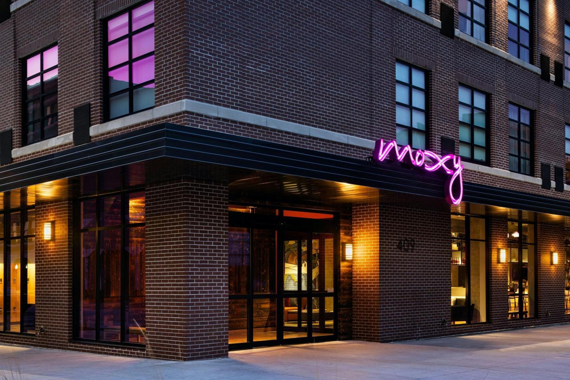 Moxy Omaha Downtown Hotel Exterior foto